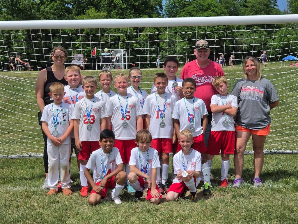 U10 Cyclones, 2nd place!