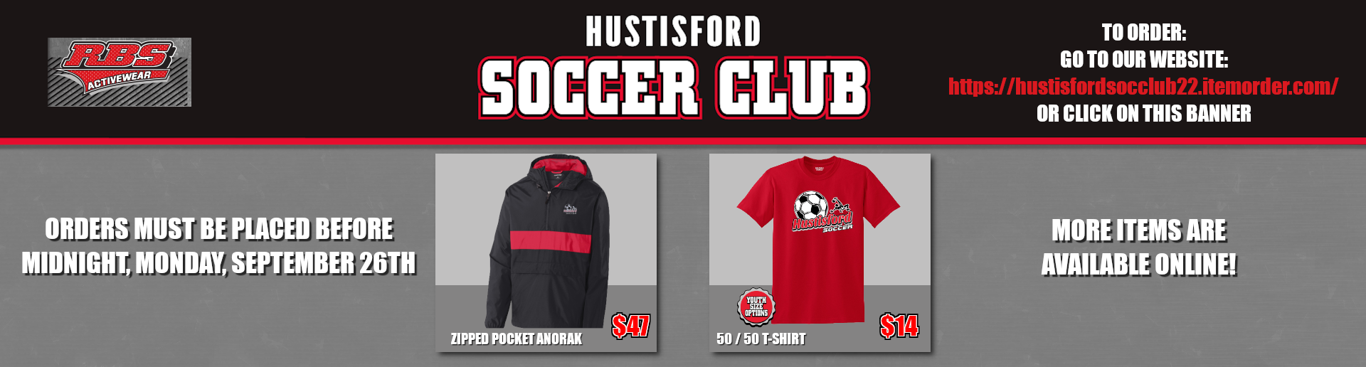 Hustisford Soccer Apparel