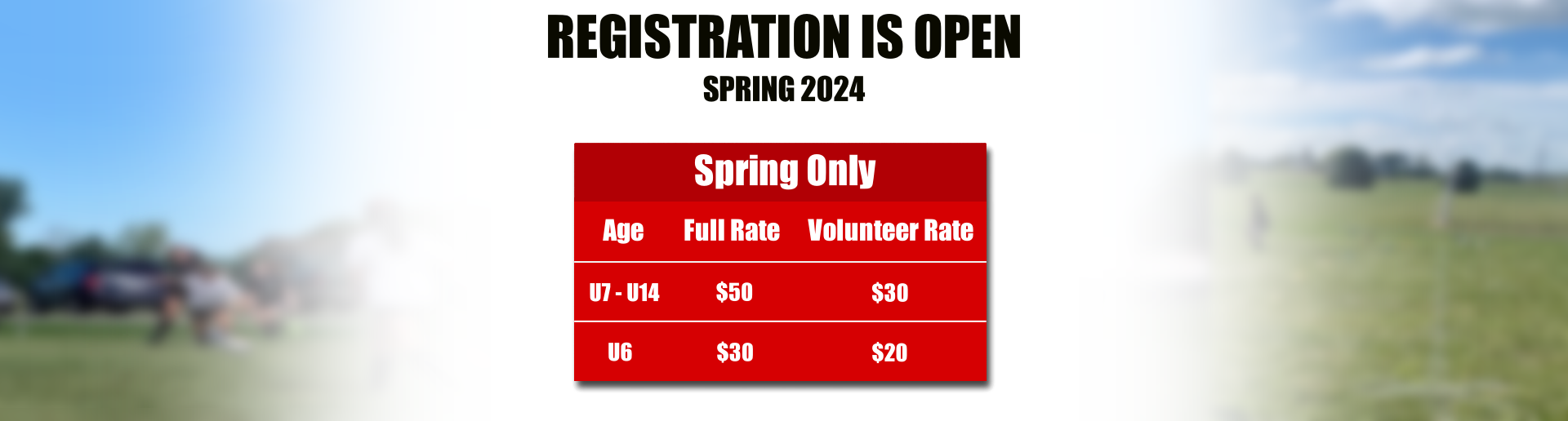 Registration Closes April 15th
